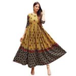 Bhuvika Fashion - Latest & Trendy Party wear Rayon Multicolor Flared Kurta for Women's & Girls