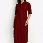 P.KURTI-MAROON Kurtis