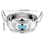 Ethical Stainless Steel Encapsulated Bottom Kadhai 2.30 L / 22 CM