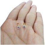 Paridhi Cubic Zirconia Gold-plated Plated Brass Nose Stud Set