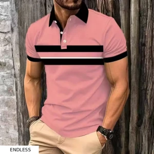 Men's Casual Trendy Look Regular Fit Short Sleeve Shirt