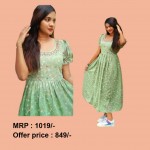 GEORGETTE  FROCK TYPE KURTI