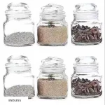 Glass Container Jar With Lid For Kitchen (100 M, 6Pc)