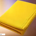 Pure Yellow Cotton Puja Cloth 1 Meter