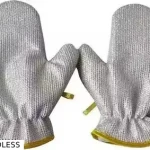 Multi Purpose steel Washing Non Scratch Gloves 1 set