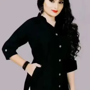 Black  Pocket Kurtis