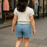 Trendy Cute Unicorn Girls Summer Outfit Set – Top & Shorts