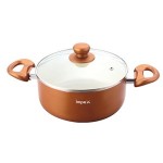 Impex Non-Stick Ceramic Biryani Pot 6 Litre (Pearl 2810)