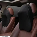 Car Neck Rest Pillow  (Large, Black, Pack of 1)