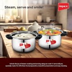 Impex Stainless Steel Idli Cooker With Glass Lid | Induction and Gas Stove Competable Idli Maker |