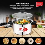 Impex Stainless Steel Idli Cooker With Glass Lid | Induction and Gas Stove Competable Idli Maker |