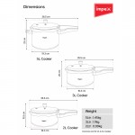Alu Pressure Cooker Combo (ECO235)