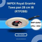 IMPEX Royal Granite Tawa pan 28 cm IB (RTP28B)