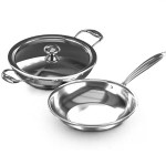 Impex Serene Triply Stainless Steel Kadai pan