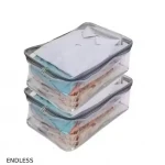 Transparent Cloth Organizer For Wardrobe 2 pcs