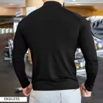 BLACK JYM VESTS FULL SLEEVE ROUND NECK REGULAR FIT FOR MEN