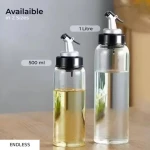 Food-Grade Plastic 1 litres Oil Dispenser & 500 ML Oil Dispenser (2PCS)