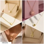 Shimerring Beautiful pack 0f 6 Necklaces for Girls and Women