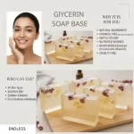 Coconut Pure Glycerin Base 500 gm with  Glowing Soap