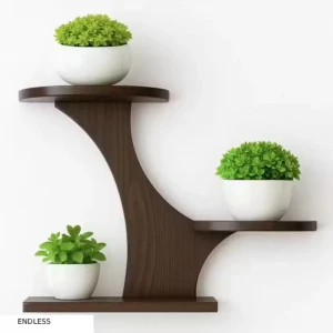 Wooden Stylish Wall Shelves for Living Room, Bedroom, Balcony & Home Decoration