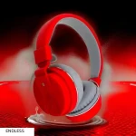 Bluetooth headphones red