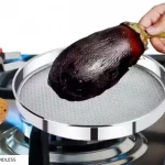 Stainless Steel Grill for Gas Stove Papad, Chapati, Tandoor & Brinjal