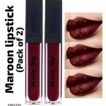 Matte Me Maroon Combo Pack of 2 lipstick