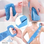 Silicon Double Sided Back Scrubber