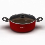 Impex ISP-2411 Aluminium Sauce Pan, 1 Piece (Maroon)