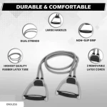 Combo of Hand Grip,Toning Tube & Skipping Rope for Full Body Workout Exercise Equipment