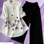 Stylish Rayon Top & Bottom Set