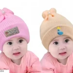 Kids Winter Woolen Cap -  Pack of 2