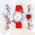 NEW FANCY Bf DESIGN ANALOG WATCH & BRACELET FOR WOMEN & GIRLS