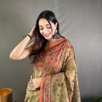 Pure malai cotton saree