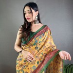 Pure malai cotton saree