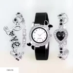 NEW FANCY Bf DESIGN ANALOG WATCH & BRACELET FOR WOMEN & GIRLS