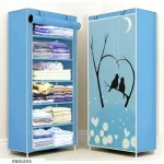 Cmerchants 6 Layer Wardrobe Love Bird print