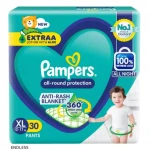 Pampers Diapers XL 30pcs All Round Protection