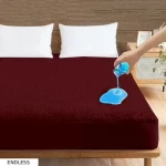 Terry Cotton Soft Fitted King Size Mattress Protector