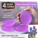 Lavender Glycerine Soap – 100gm x 4