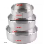 3 PCS Classic Bakeware Moulds & Tins