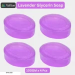 Lavender Glycerine Soap – 100gm x 4
