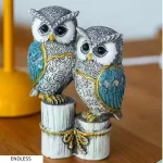 Decorative Owl Couple Showpiece for Home Decor