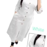 A-line Straight Kurta - white