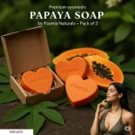 Papaya Herbal Ayurvedic Soap Pack of 3