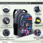 Kids Cartoon Best Stylish Lightweight Waterproof Casual Picnic Tuition School Bag